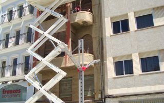 Rehabilitación de fachada en Vinaroz antes 03
